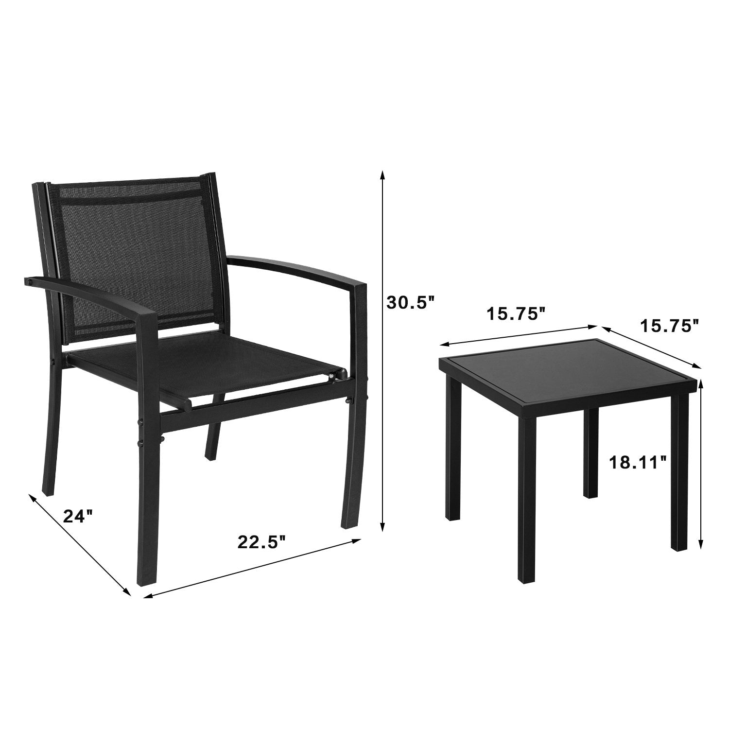 homall-patio-furniture-bistro-set-textilene-3-teilig-schwarz image 7