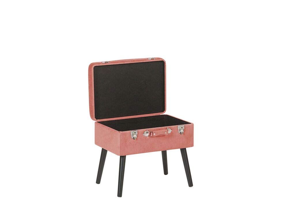 beliani-mallard-hocker-mit-stauraum-cord-rosa image 4