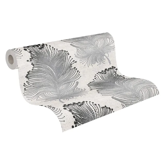 a-s-cr-ation-bohemian-96045-6-vliestapete-federn-metallic image 1