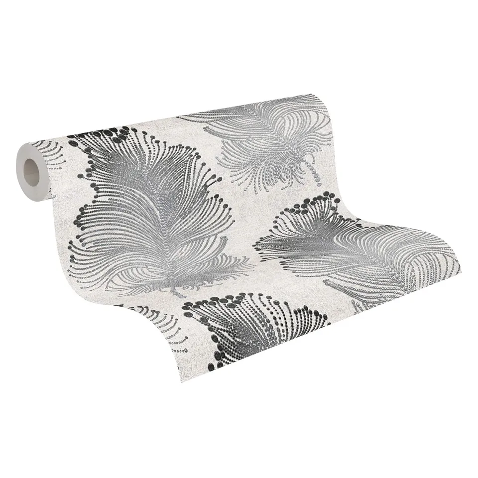 a-s-cr-ation-bohemian-96045-6-vliestapete-federn-metallic image 1
