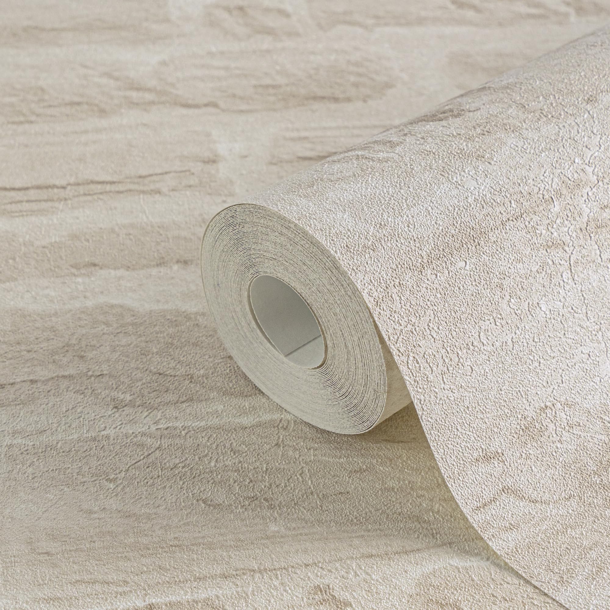 a-s-cr-ation-wood-n-stone-steintapete-beige-creme-355803 image 2