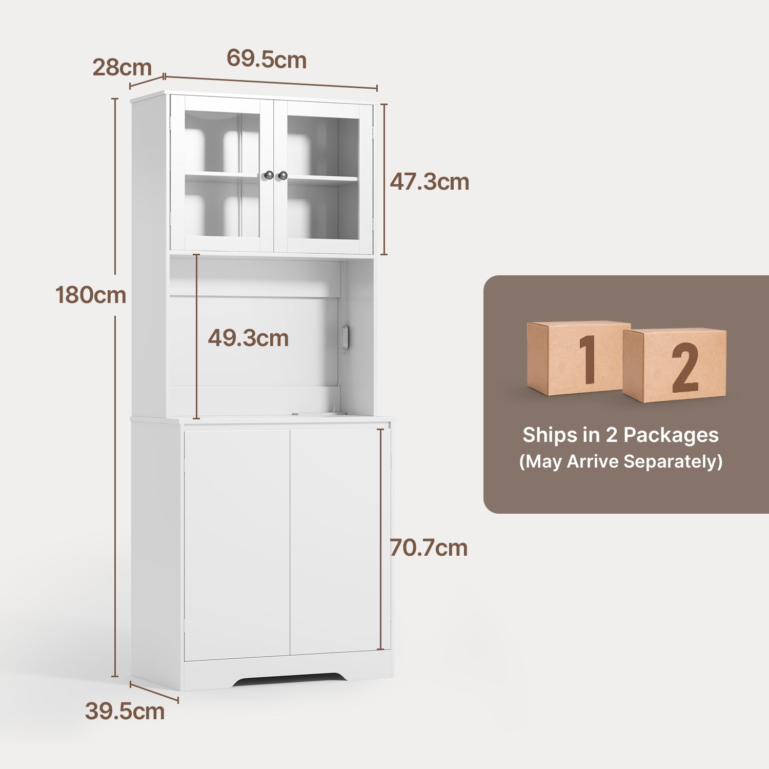 bealife-ap122-k-chen-hochschrank-wei-led-69-5x28x180-cm image 3