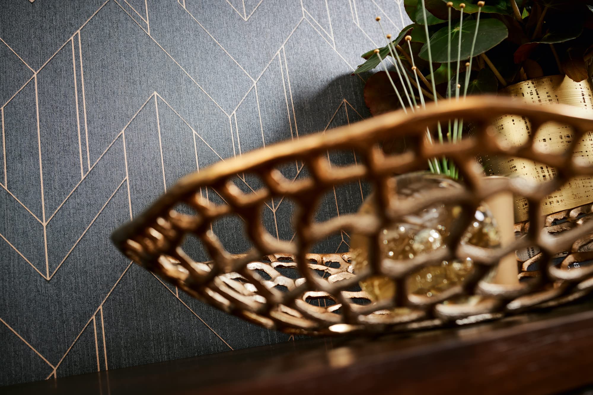 a-s-cr-ation-villa-373691-tapete-geometrisch-schwarz-gold image 8