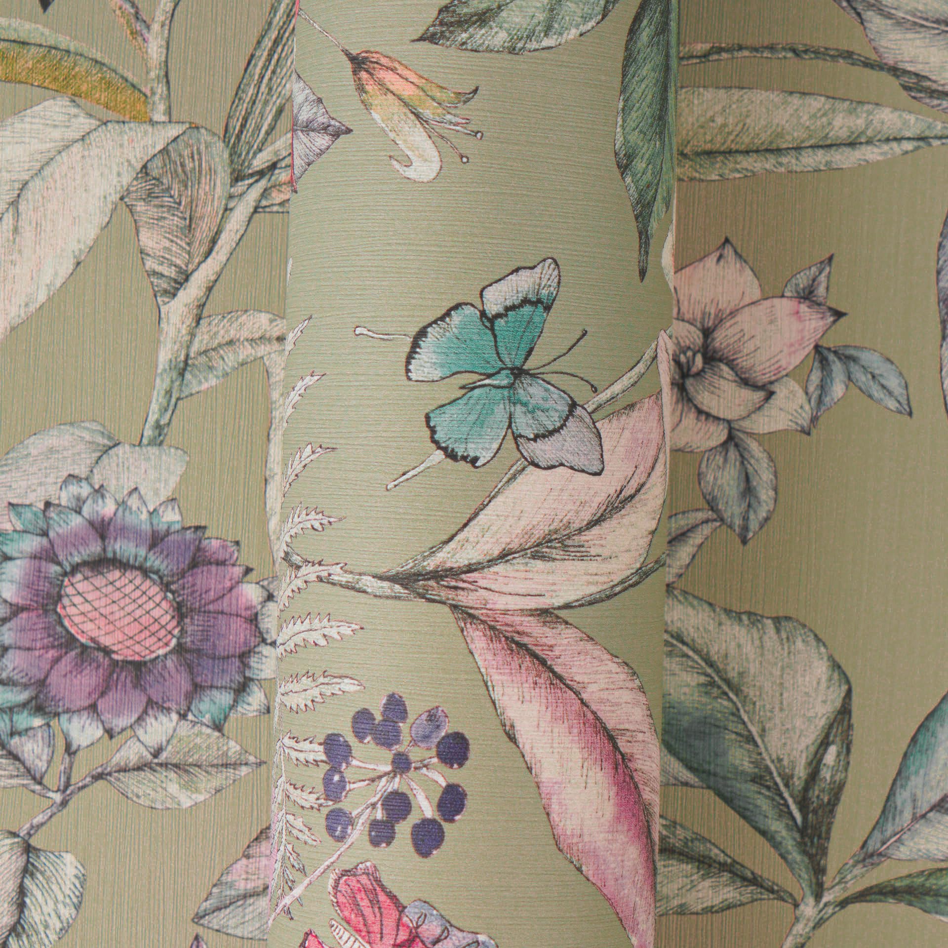 a-s-cr-ation-blumen-vliestapete-gr-n-lila-10-05x0-53m-natur-look image 4