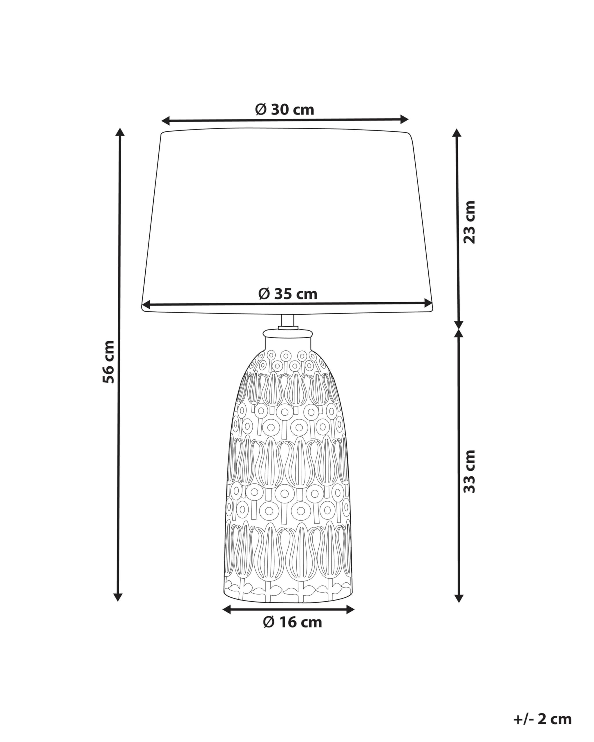 beliani-zarima-tischlampe-keramik-rosa-blumenmotiv-56-cm image 3