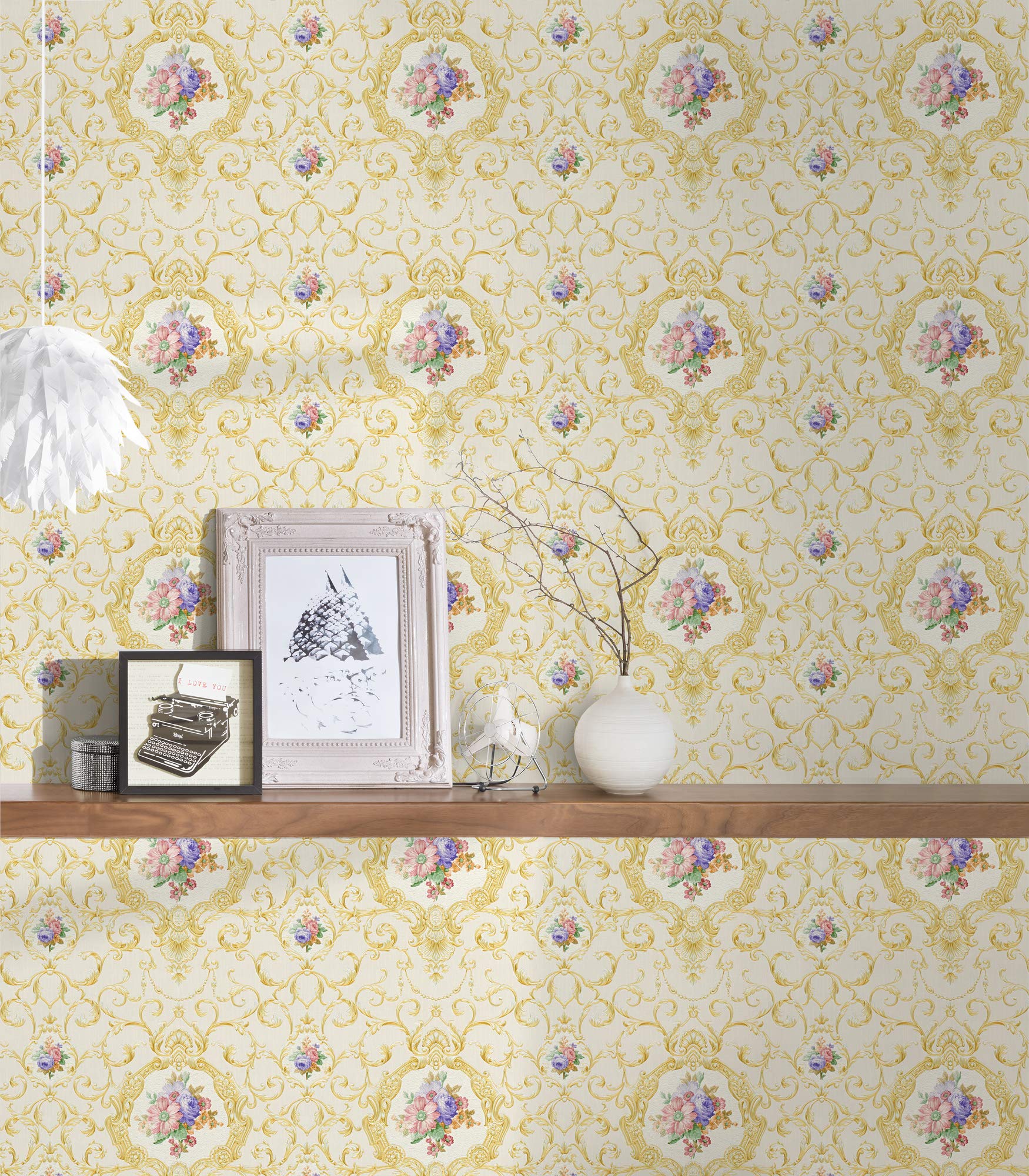 a-s-cr-ation-chateau-5-vliestapete-creme-metallic-10-05m image 5
