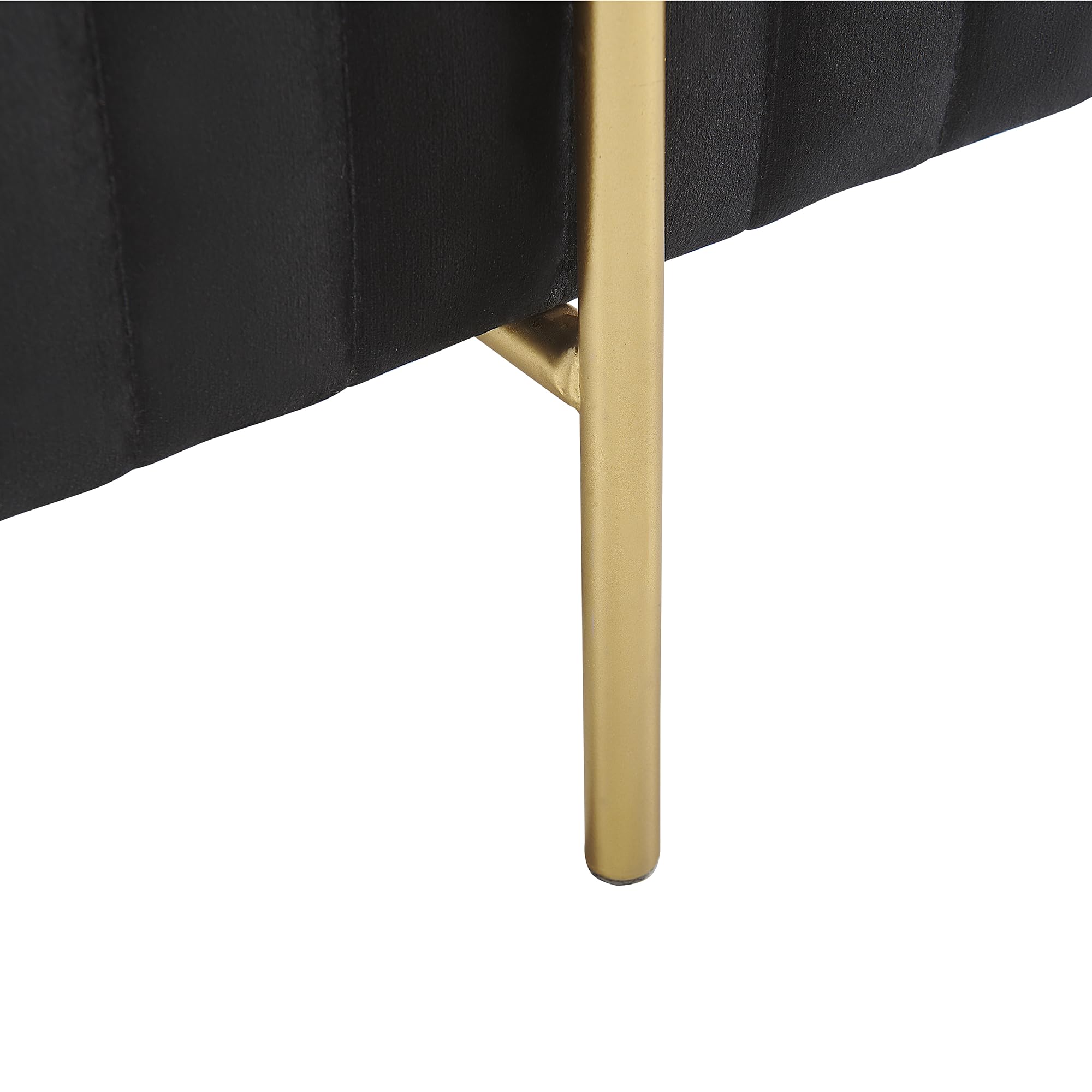beliani-dayton-pouf-samt-schwarz-45x45-mit-goldbeinen image 6
