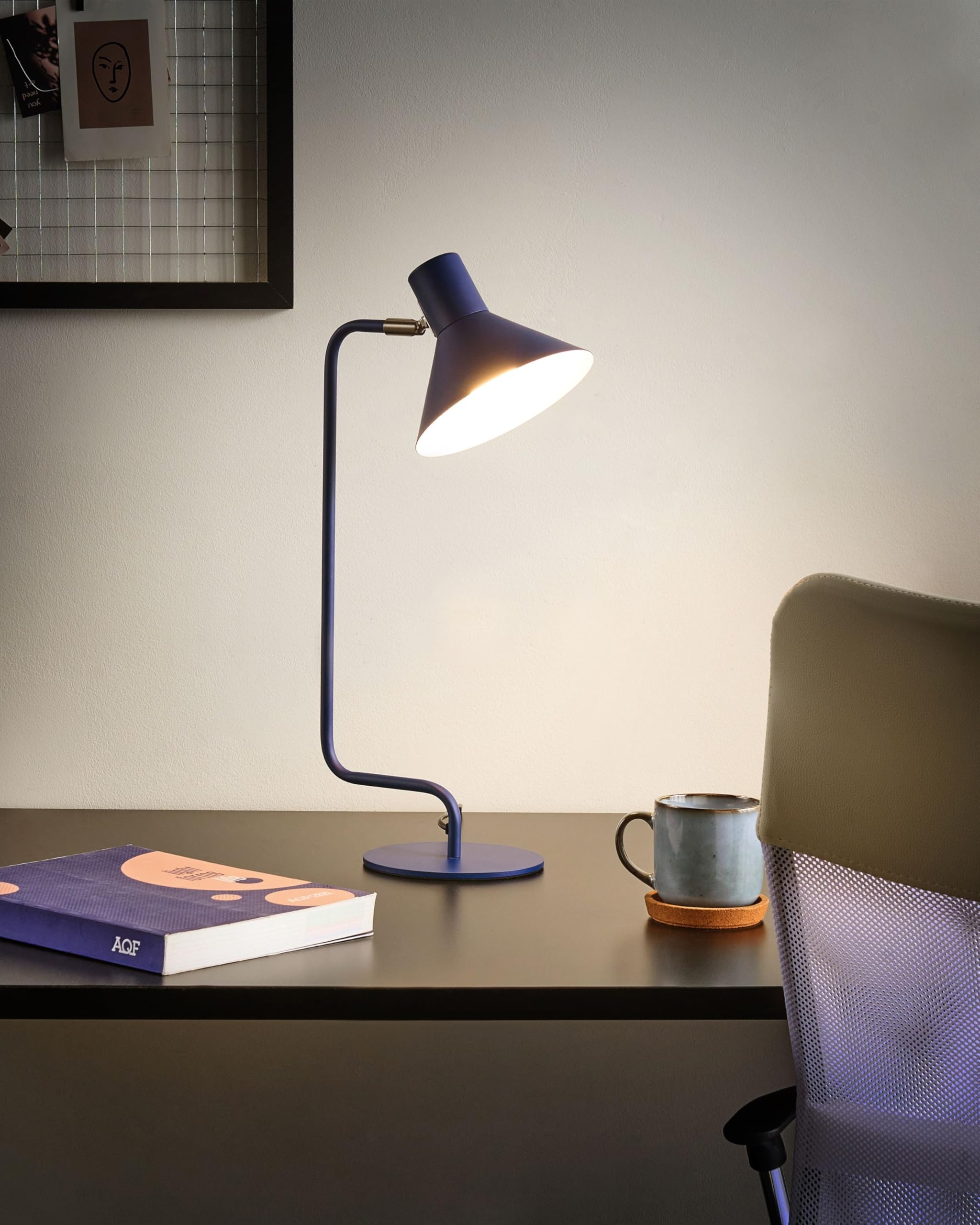 beliani-rimava-tischlampe-blau-verstellbar-matt image 2