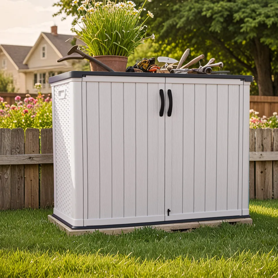 homall-metal-shed-ger-teschrank-26-cu-ft-wei-gartenbox image 1