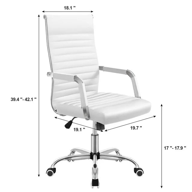 homall-office-leather-chair-b-rostuhl-kunstleder-schwarz-h-henverst image 4