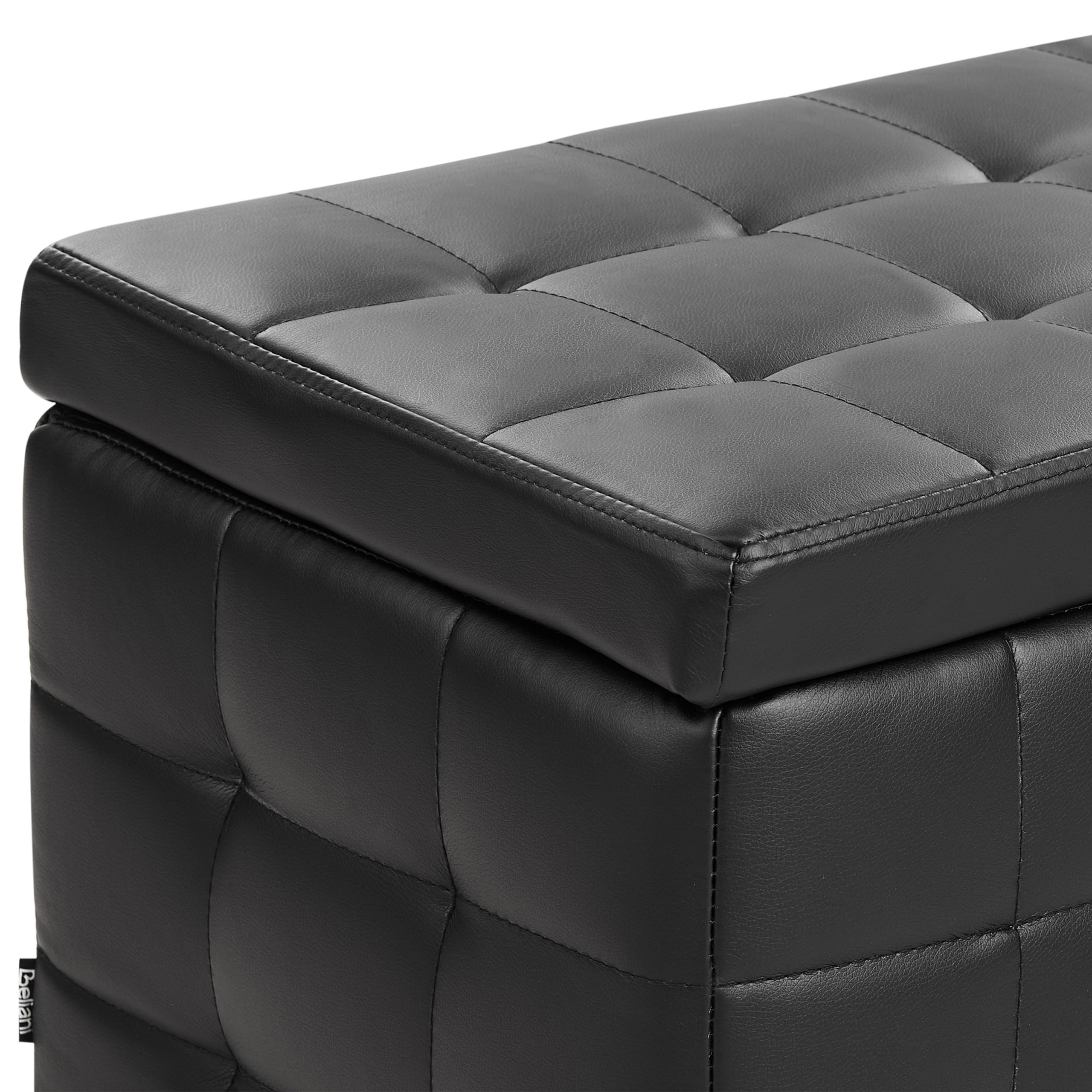 beliani-michigan-hocker-mit-stauraum-kunstleder-schwarz image 7
