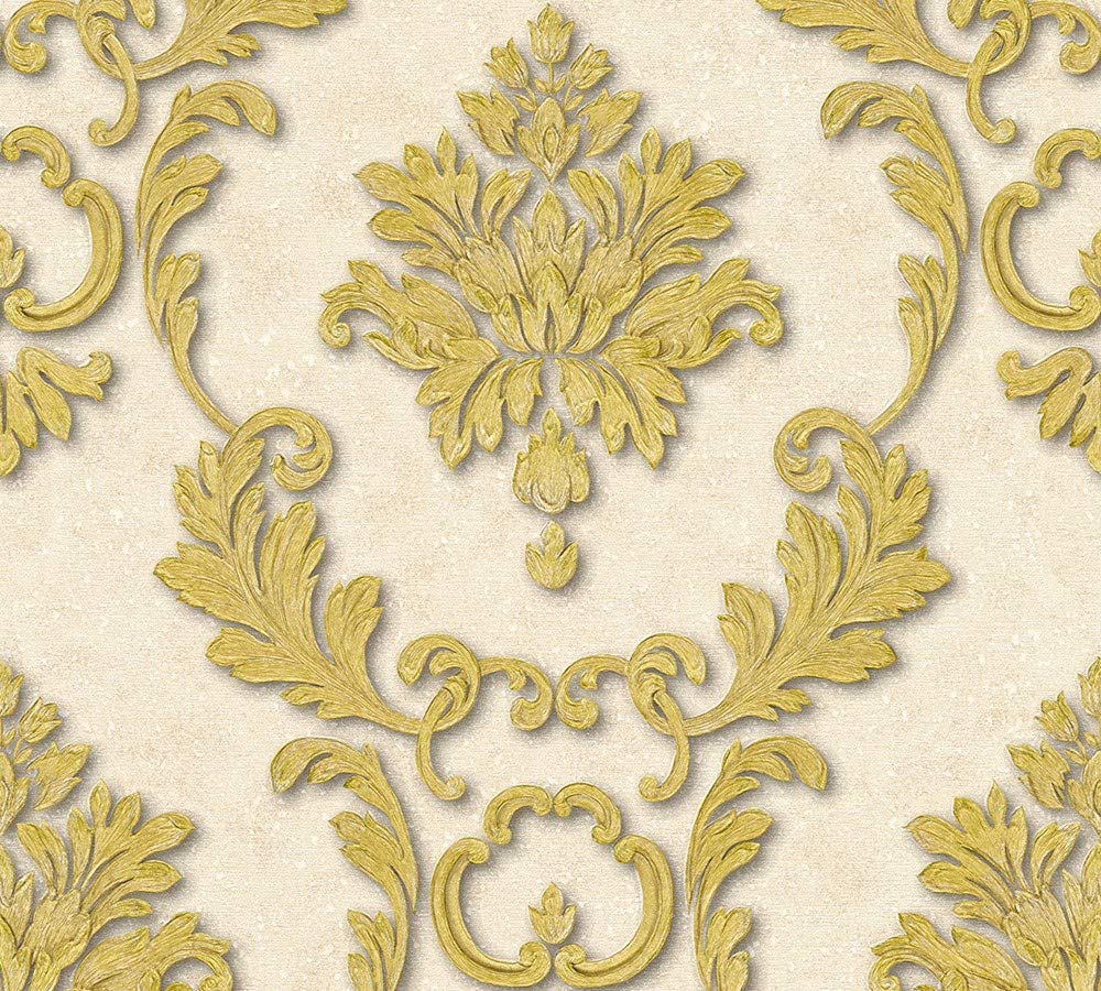 a-s-cr-ation-architects-paper-vliestapete-324223-creme-metallic-barock image 1