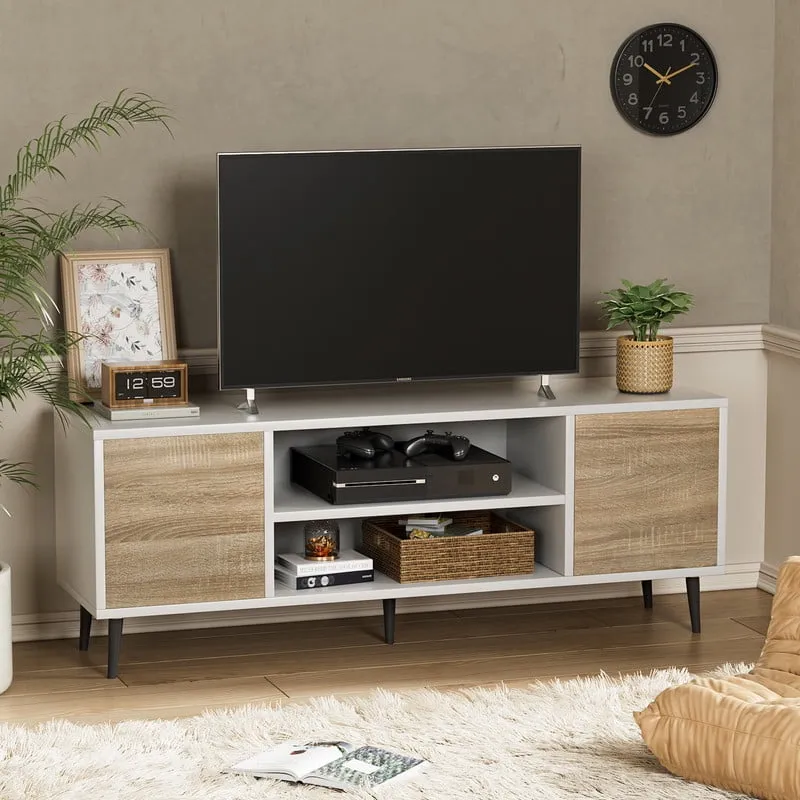 homall-tv-stand-lowboard-f-r-65-zoll-beige-holz image 1