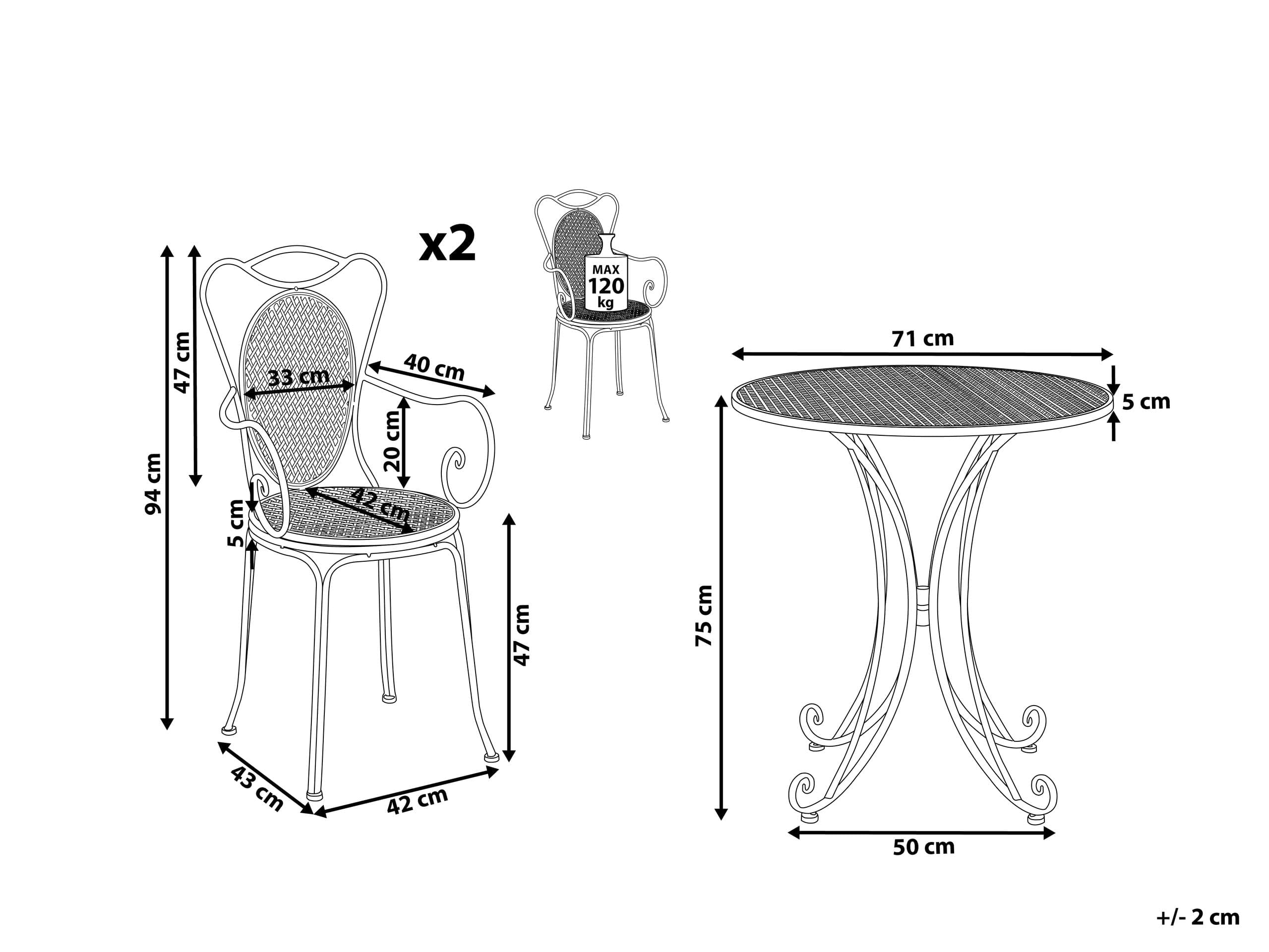 beliani-cilento-bistro-set-balkon-eisen-grau-2-st-hle image 3