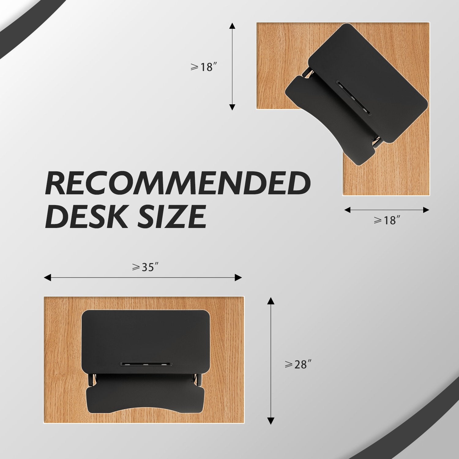 homall-standing-desk-aufsatz-80cm-schwarz-h-henverstellbar image 6