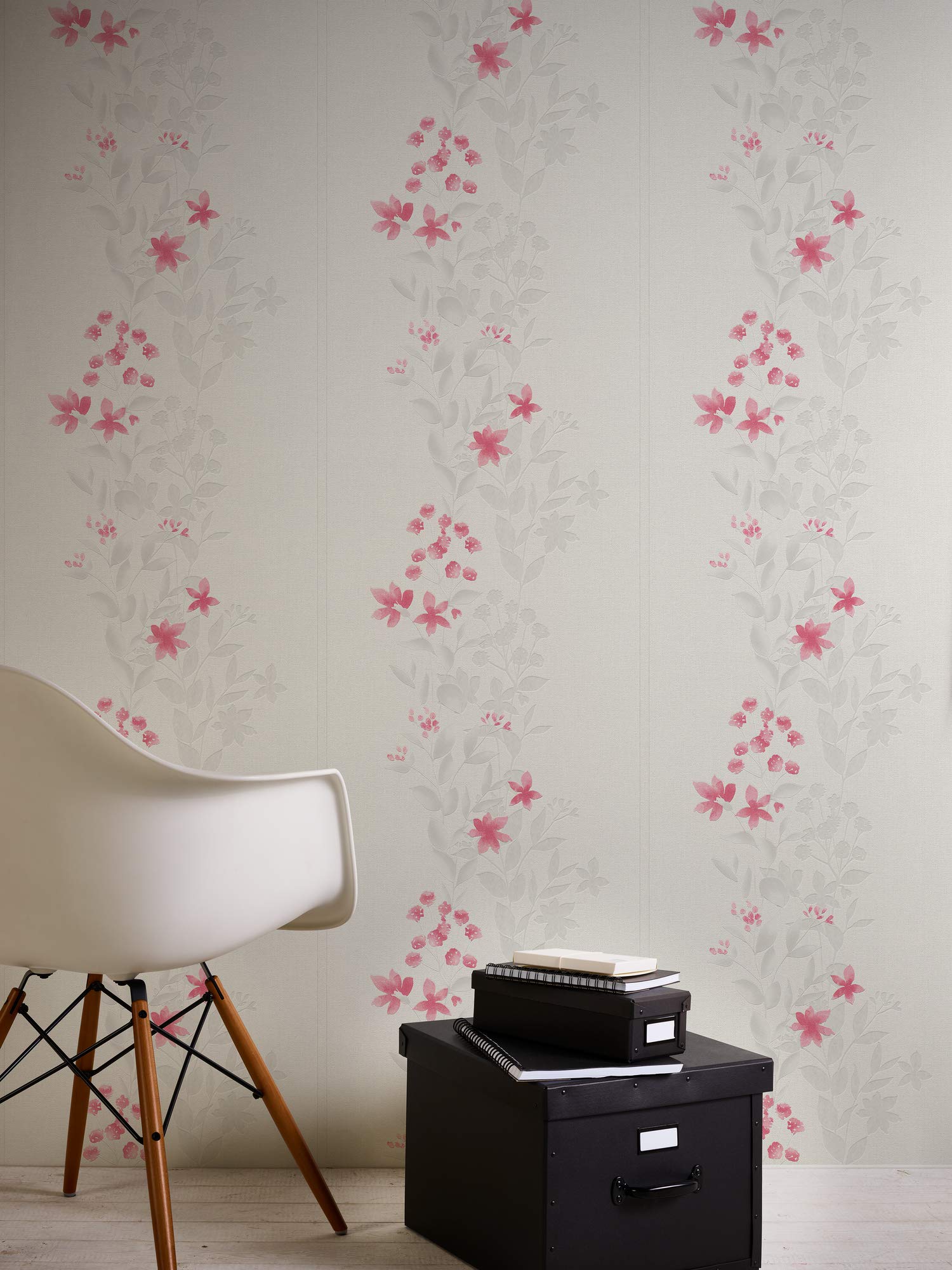 a-s-cr-ation-blooming-37266-4-vliestapete-beige-rot-floral image 4