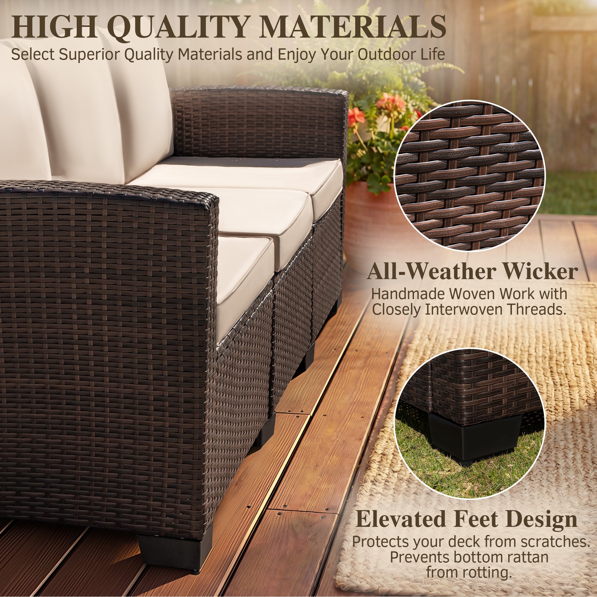 homall-patio-furniture-gartensofa-3-sitzer-rattan-braun image 5