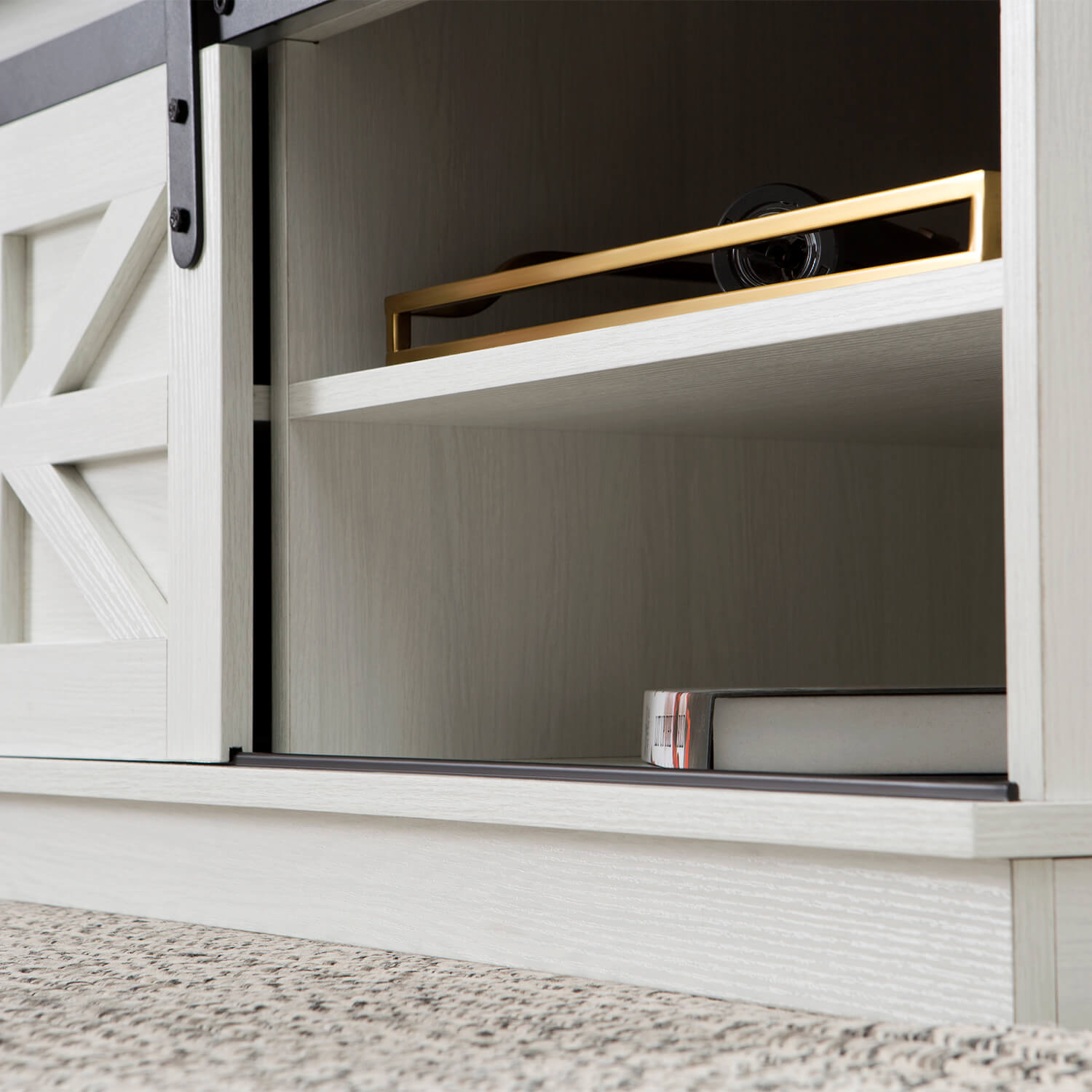 homall-barn-door-couchtisch-wei-mit-stauraum-schiebet-r image 6
