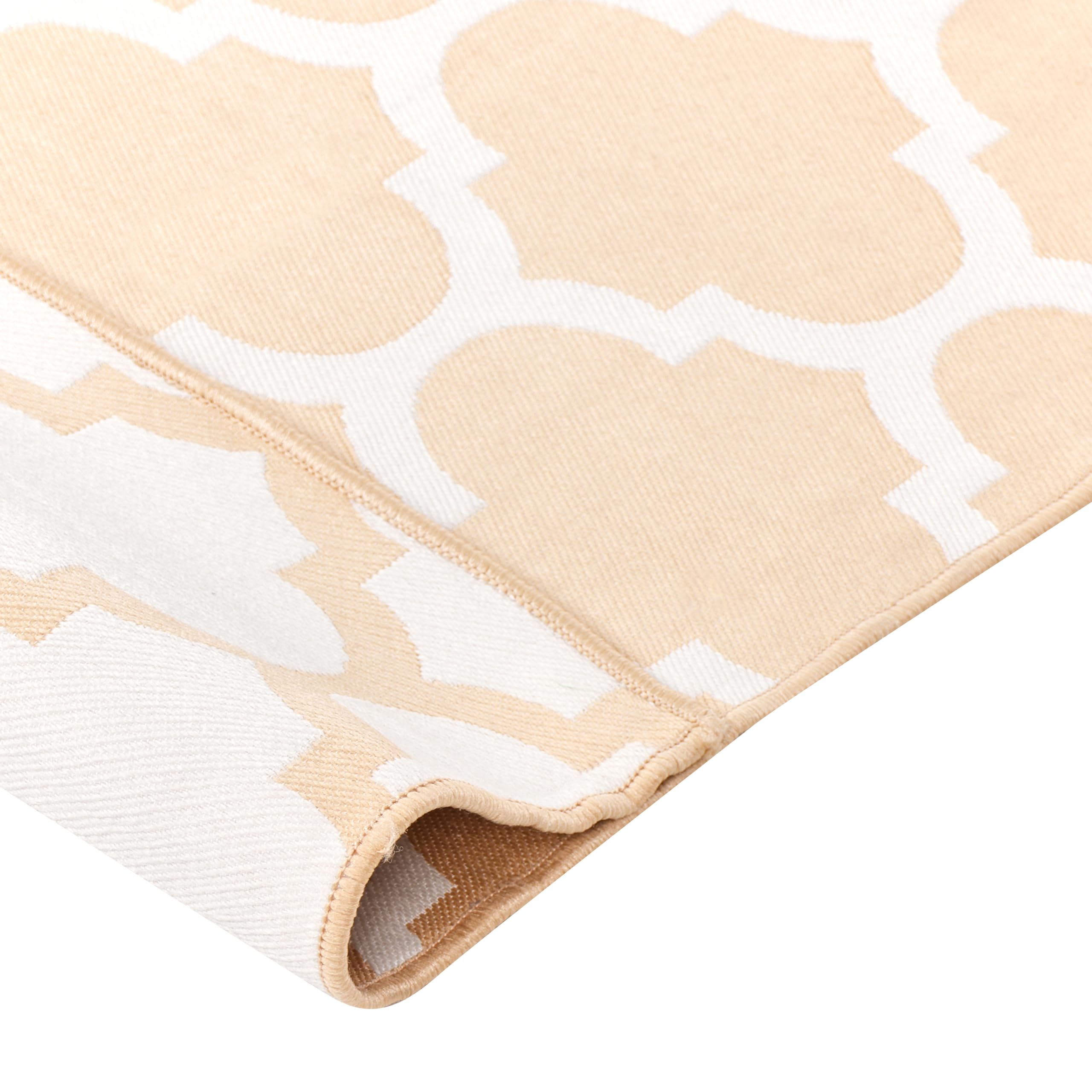 beliani-aksu-teppich-140x200-beige-handgewebt-marokko-muster image 6