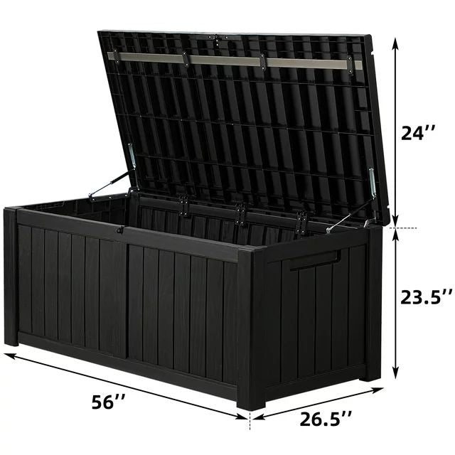 homall-patio-furniture-gartenbox-454l-schwarz-wetterfest image 7