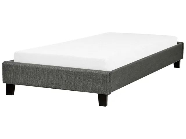 beliani-polsterbett-grau-leinenoptik-90x200-lattenrost image 1