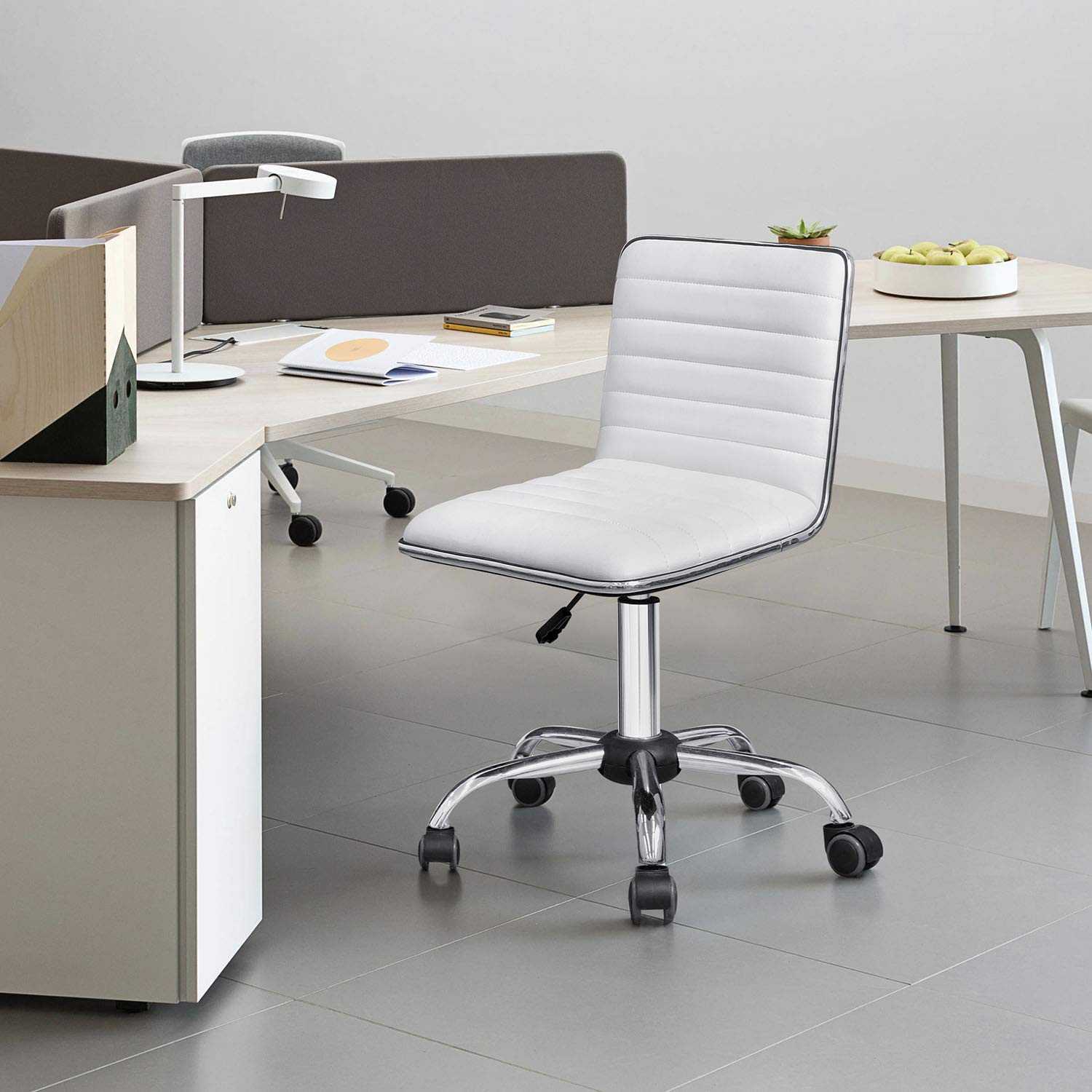homall-office-leather-chair-b-rostuhl-kunstleder-schwarz-3 image 5