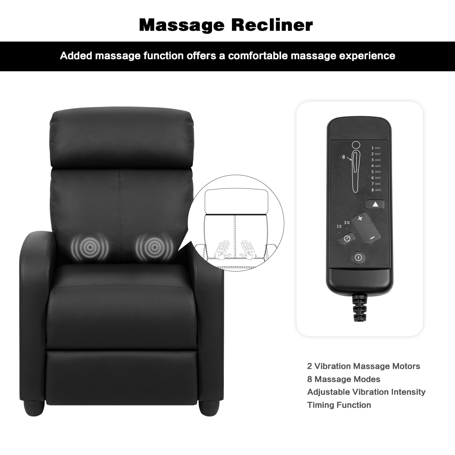 homall-recliner-chair-fernsehsessel-pu-leder-schwarz-90-180-grad image 4