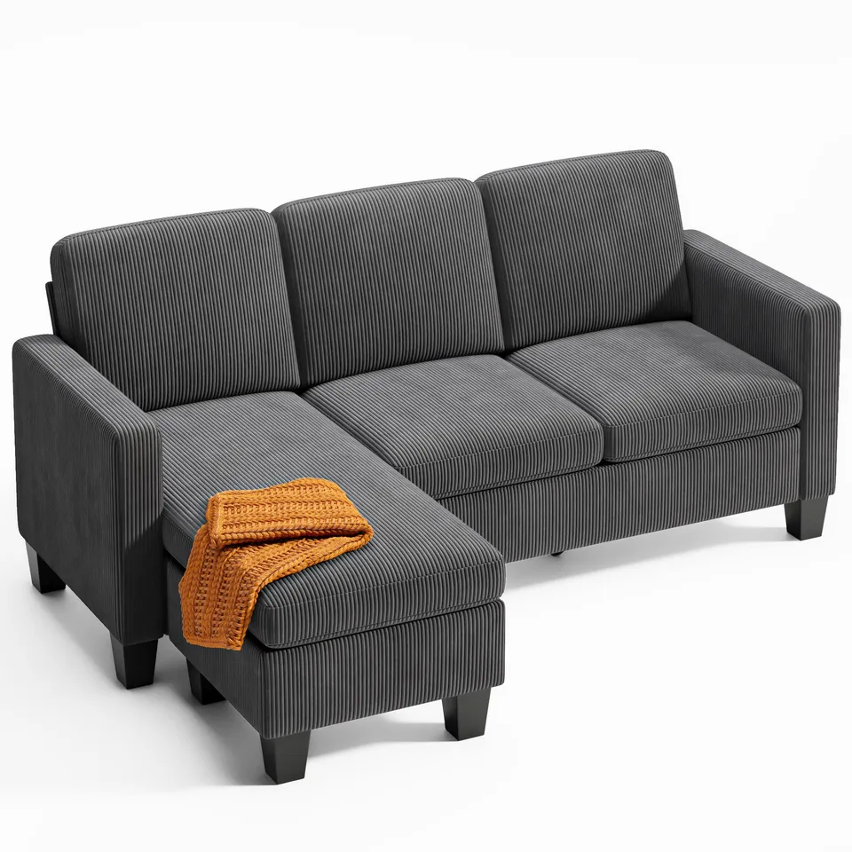 bealife-sofas-ar93-ecksofa-cord-dunkelgrau-l-form-188cm-4-sitzer image 1