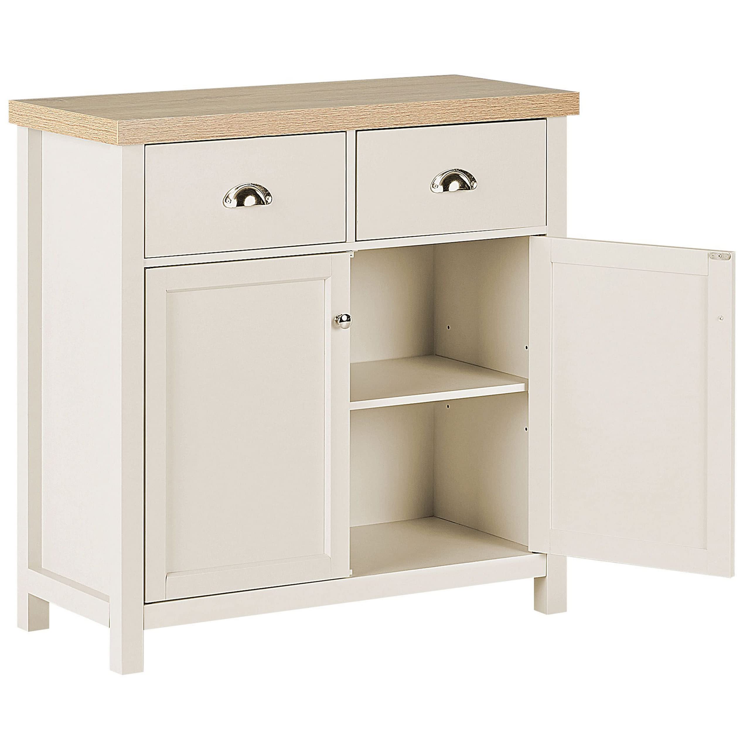 beliani-clio-kommode-beige-heller-holzton-mdf-schubladen-f-cher image 5