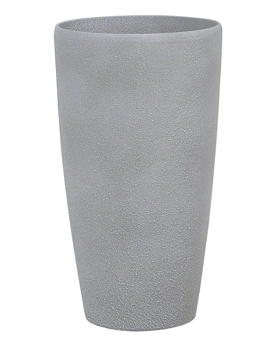 beliani-abdera-blumentopf-grau-31x31x58-cm-31l image 1