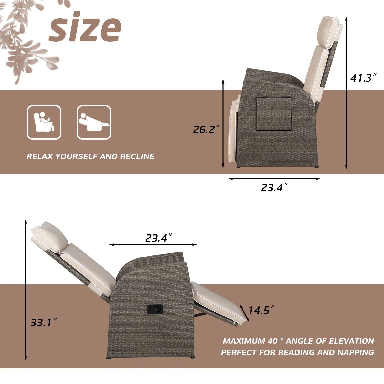 homall-patio-furniture-liegestuhl-2er-set-beige-rattan image 5