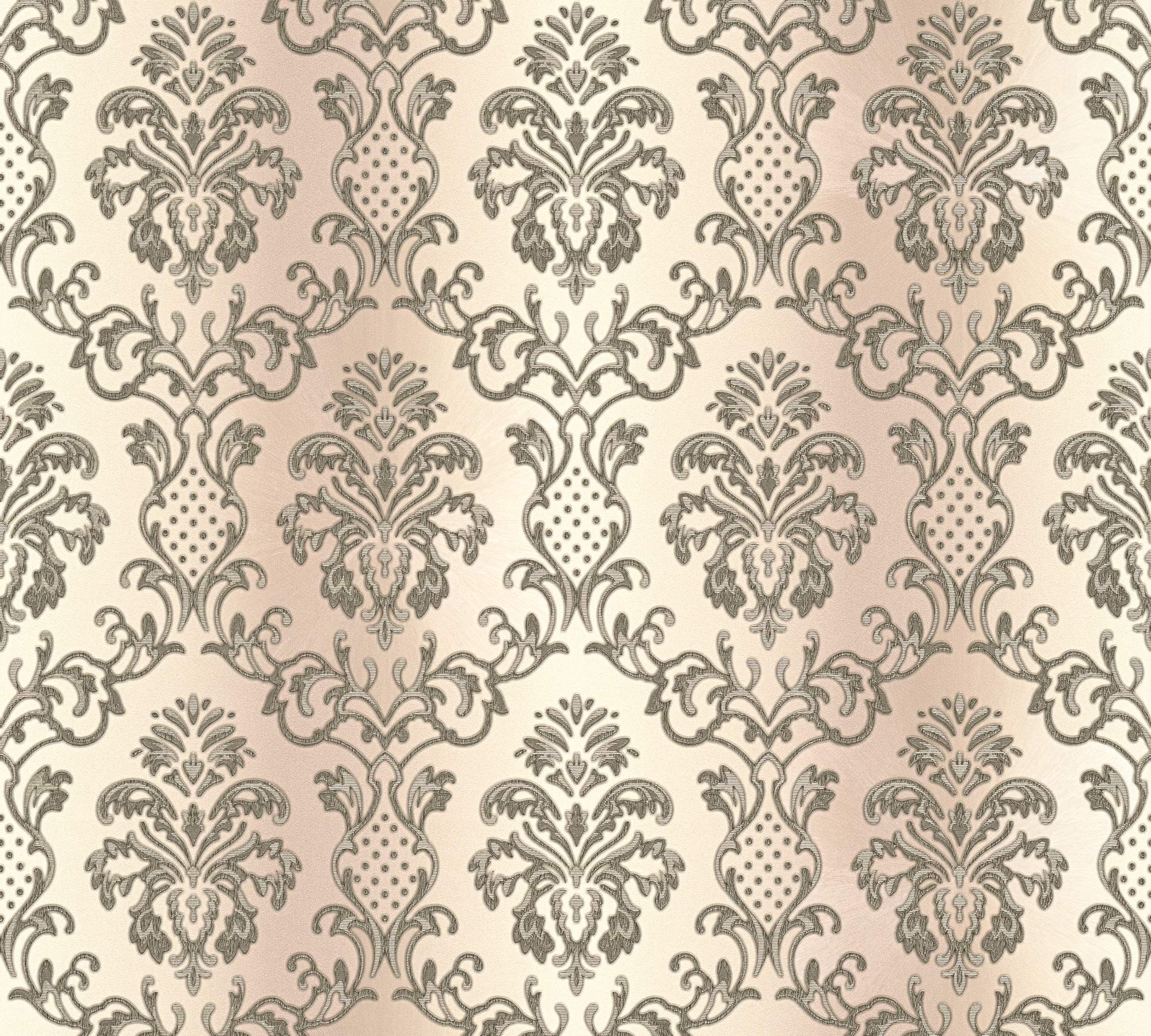 a-s-cr-ation-hermitage-335451-vliestapete-creme-schwarz-barock image 2