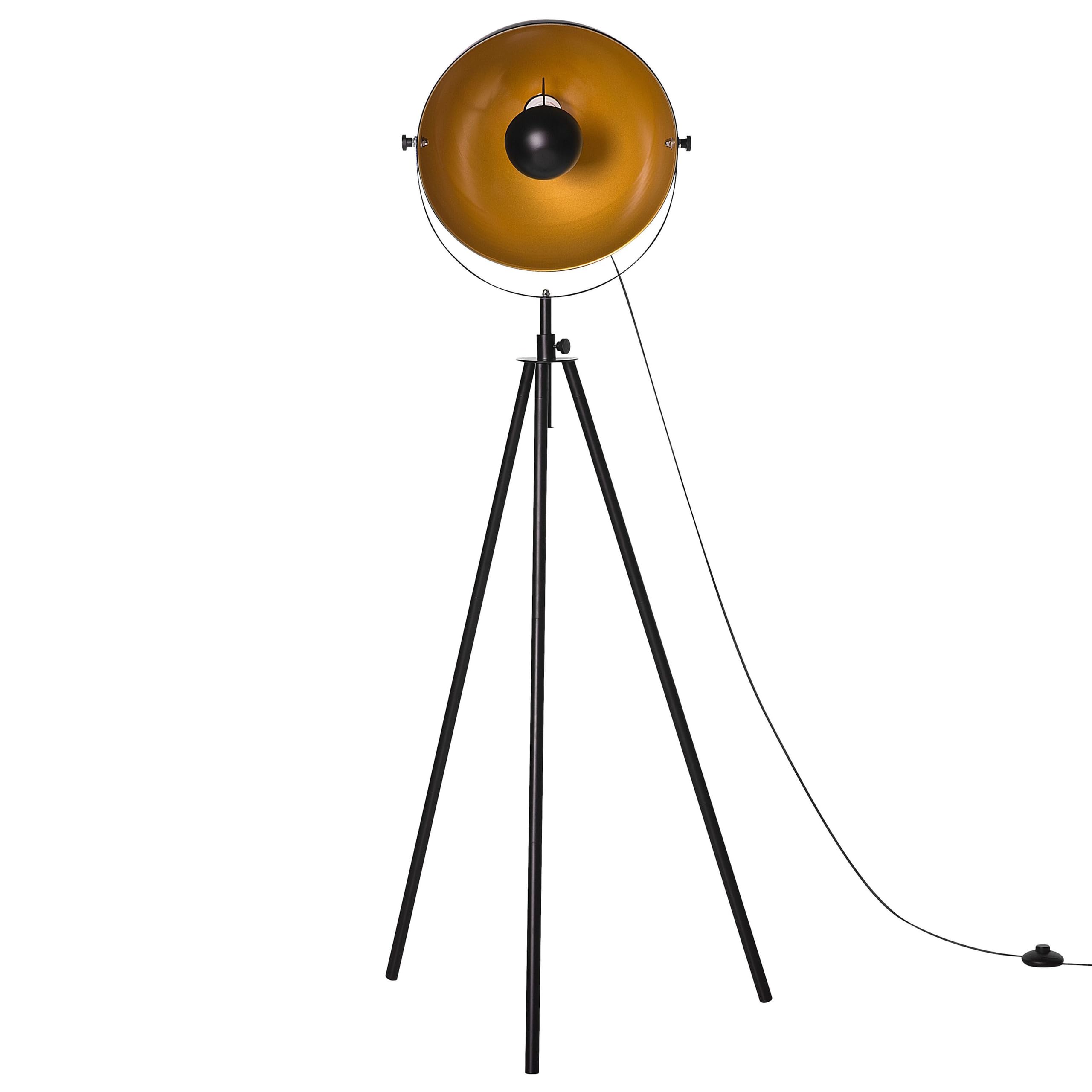 beliani-thames-stehlampe-schwarz-gold-metall-170-cm image 5