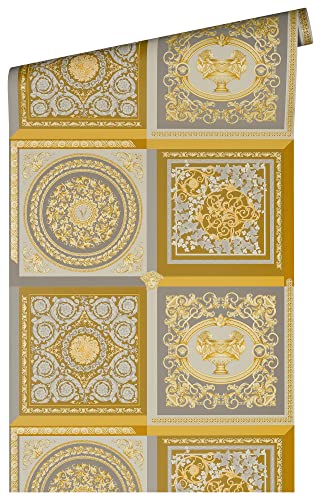 a-s-cr-ation-versace-387045-vliestapete-gold-grau-barock-10-05x0-70m image 5