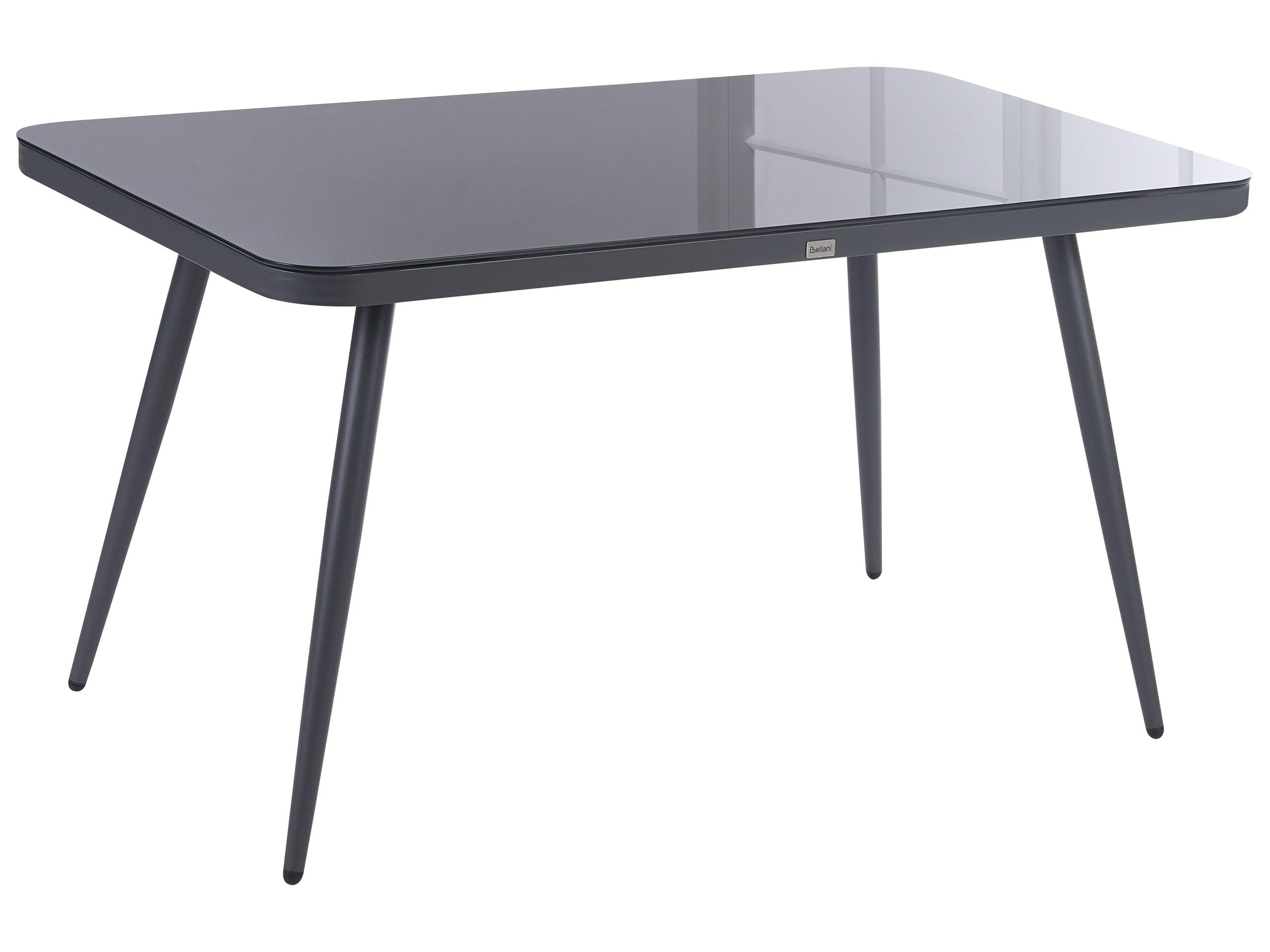 beliani-lipari-gartentisch-grau-140x80-glas-steinoptik image 1
