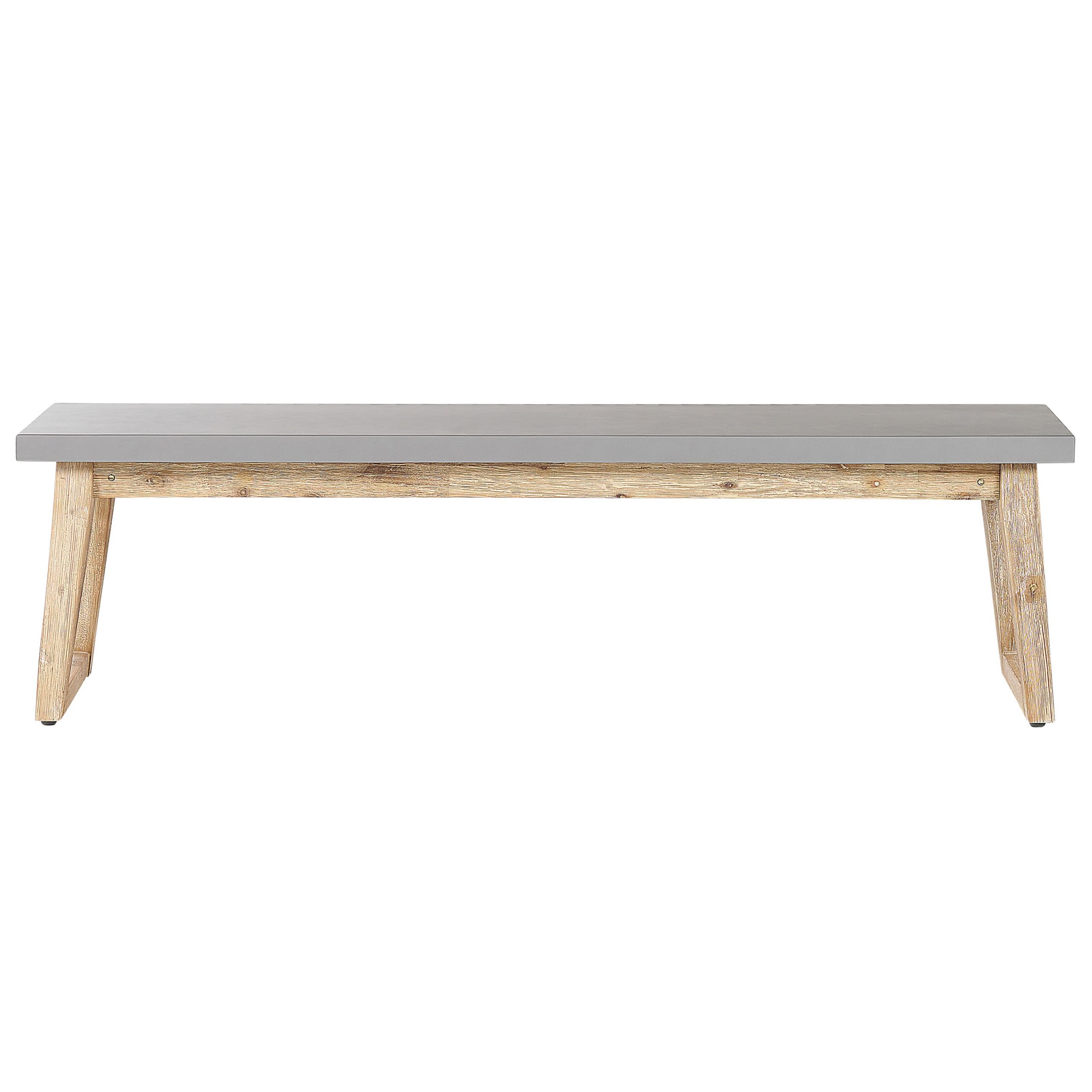 beliani-gartenset-180-cm-tisch-2-b-nke-betonoptik-grau image 7