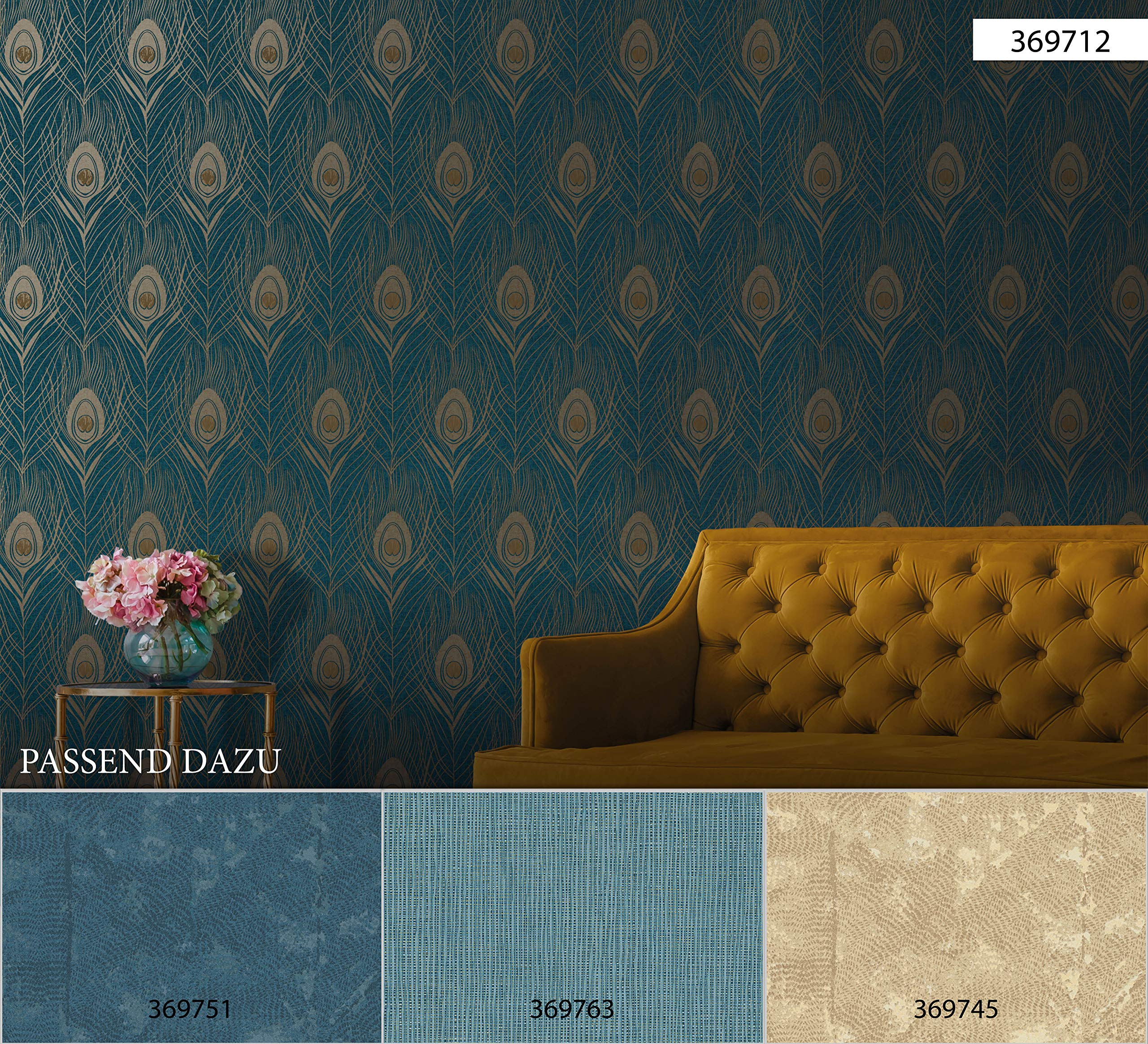 architects-paper-36971-2-vliestapete-pfauenfeder-blau-10-05m image 7