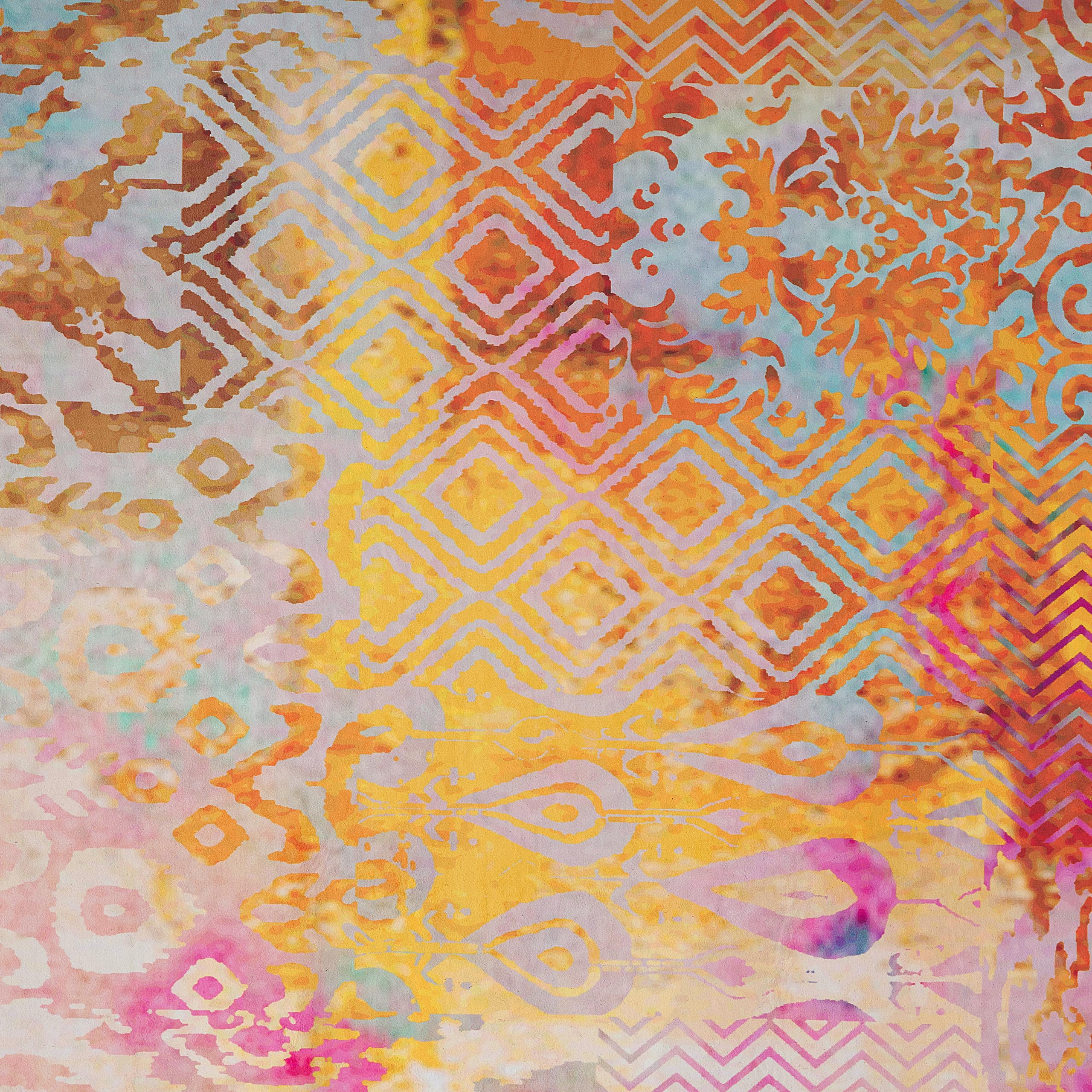 beliani-isparta-teppich-bunt-80x150-cm-kurzflor-abstrakt image 7