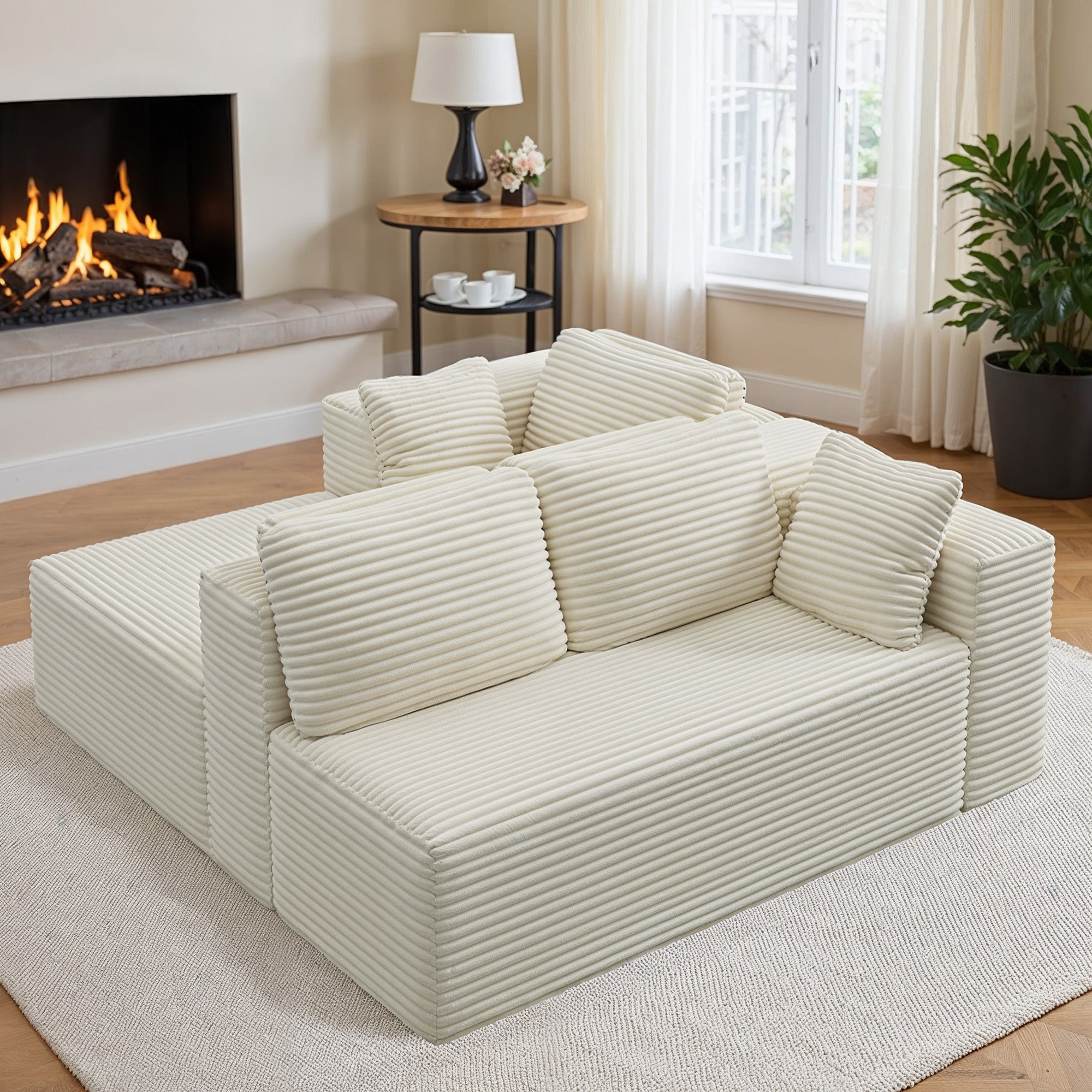 bealife-ar35-ecksofa-cord-wei-4-sitzer-recamiere image 8