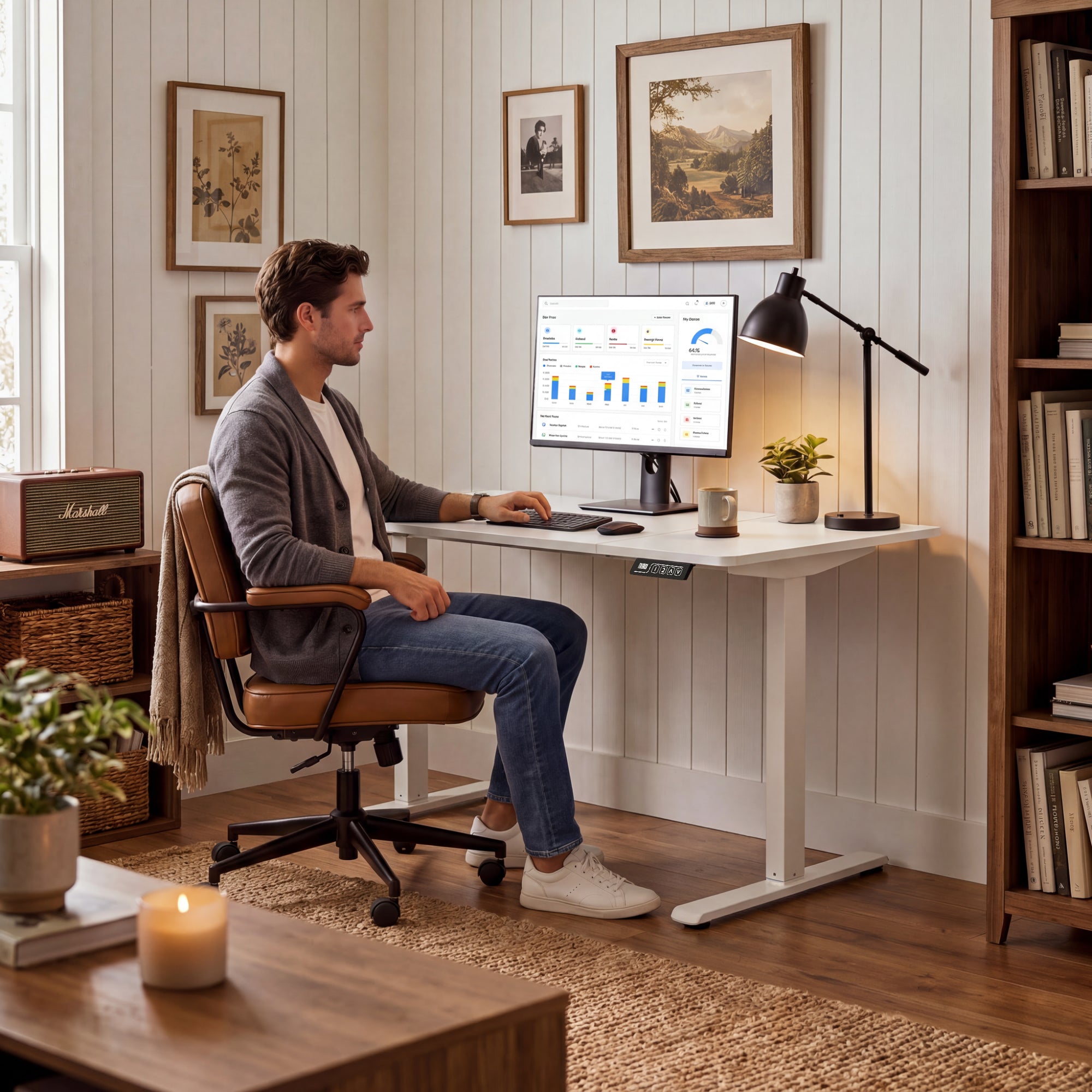 homall-standing-desk-elektrisch-h-henverstellbar-schreibtisch-48-schwarz image 1