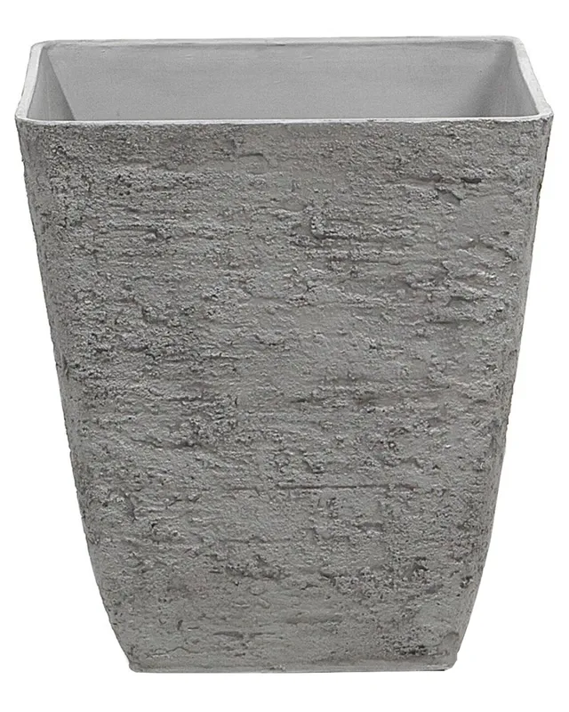 beliani-delos-blumentopf-grau-39x39x43-cm-eckig image 1
