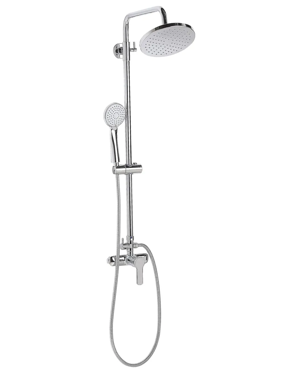 beliani-tinkisso-dusch-set-silber-chrom-mit-kopfbrause image 1