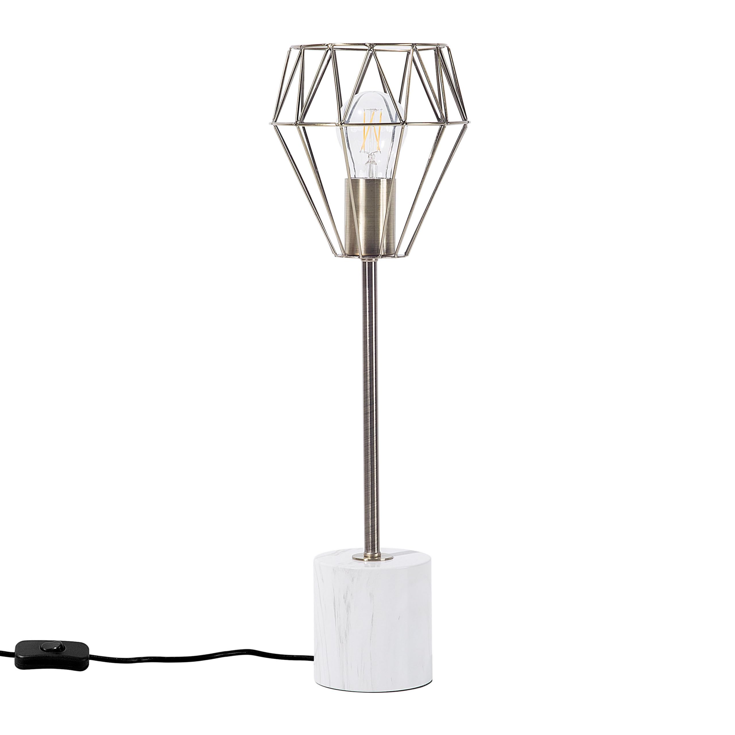 beliani-mooni-tischlampe-gro-gold-metall-marmorfu-e27 image 4