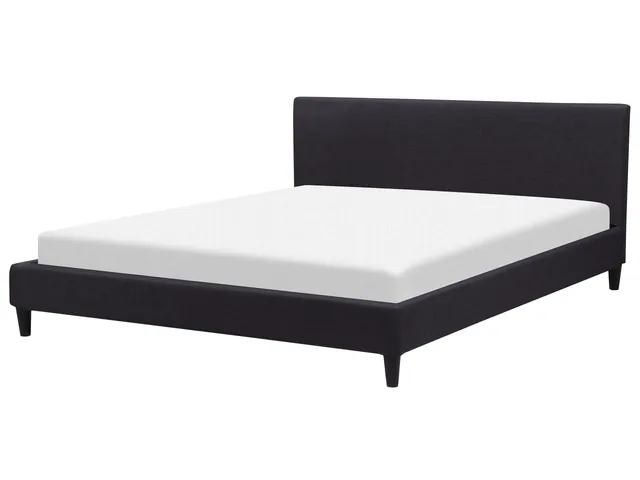 beliani-fitou-bett-180x200-schwarz-polsterbett image 1