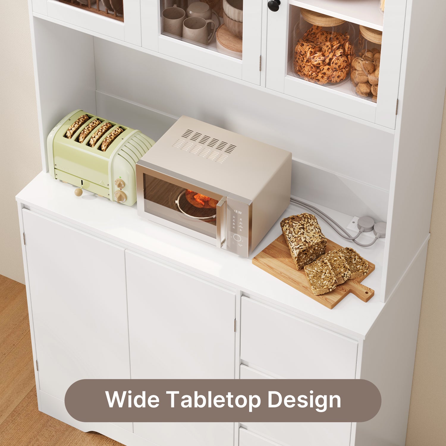 bealife-ap121-k-chenschrank-wei-100cm-mit-led-und-ladestation image 6