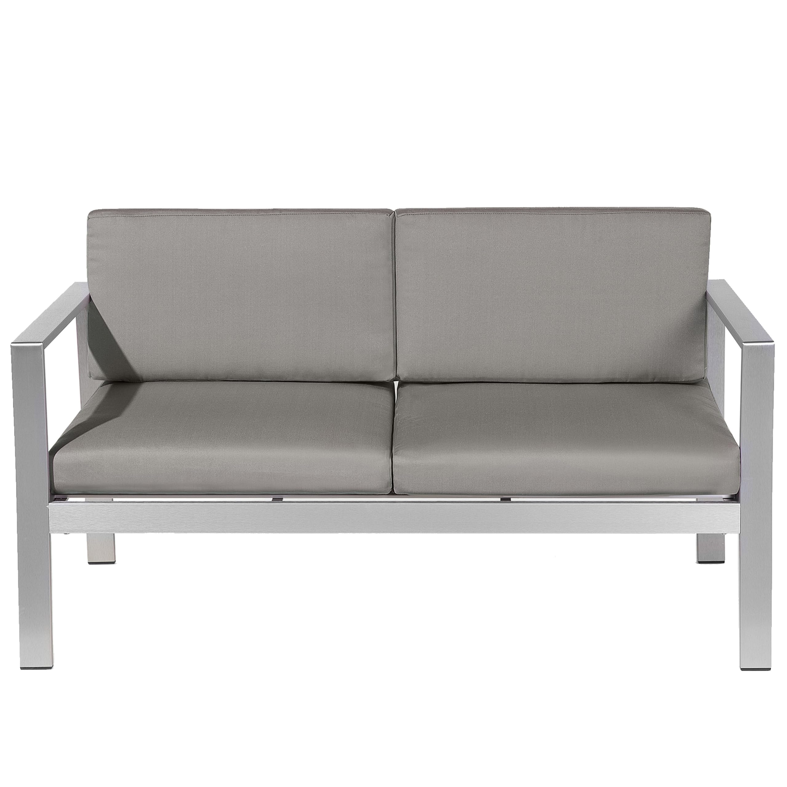 beliani-salerno-gartenset-aluminium-dunkelgrau-4-teilig image 6