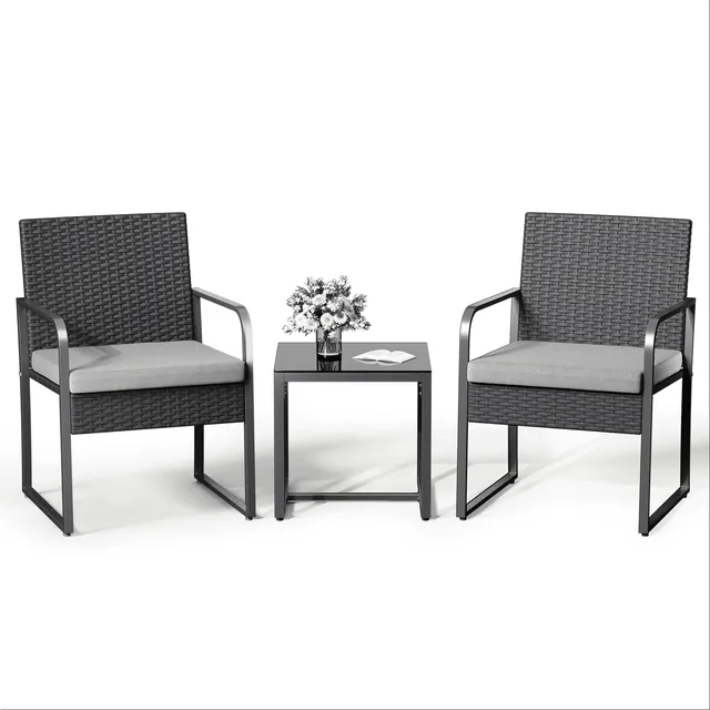 bealife-wr212-gartenm-bel-set-3-teilig-rattan-grau image 1
