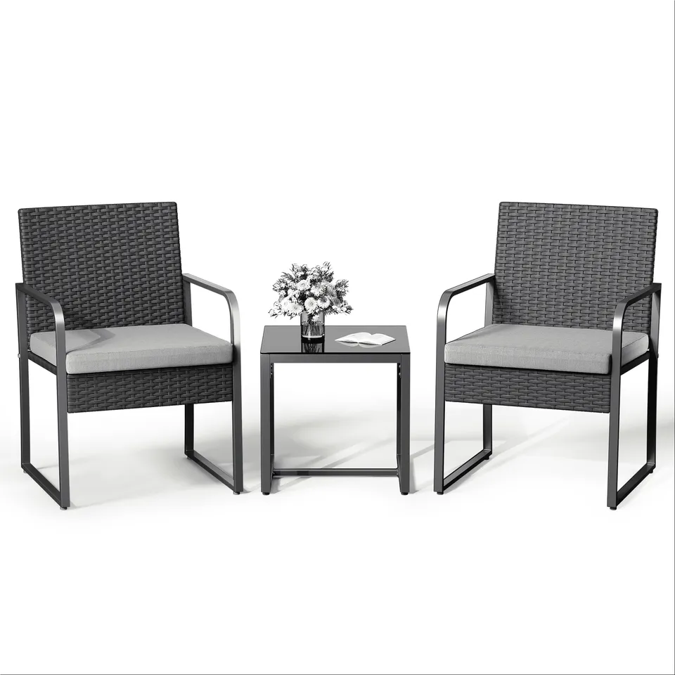 bealife-wr212-gartenm-bel-set-3-teilig-rattan-grau image 1