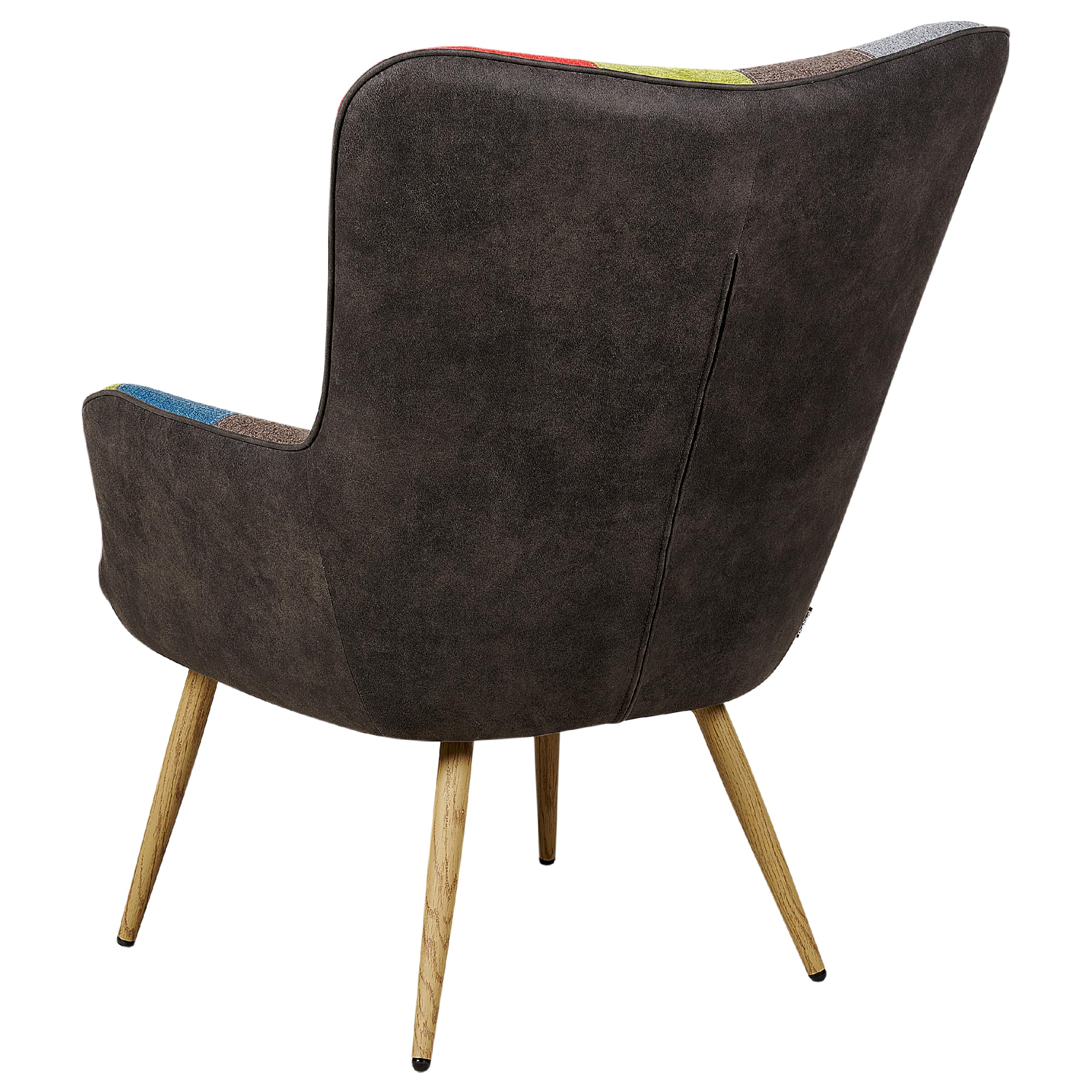 beliani-vejle-ii-ohrensessel-mit-hocker-patchwork-bunt image 6