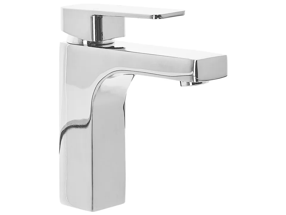 beliani-irupu-wasserhahn-silber-messing-waschbecken-einhebel image 1